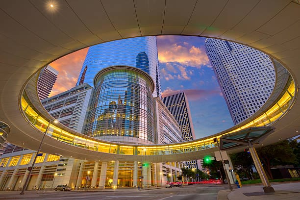 Houston, Texas, illustrating the statewide context for housing guidance.